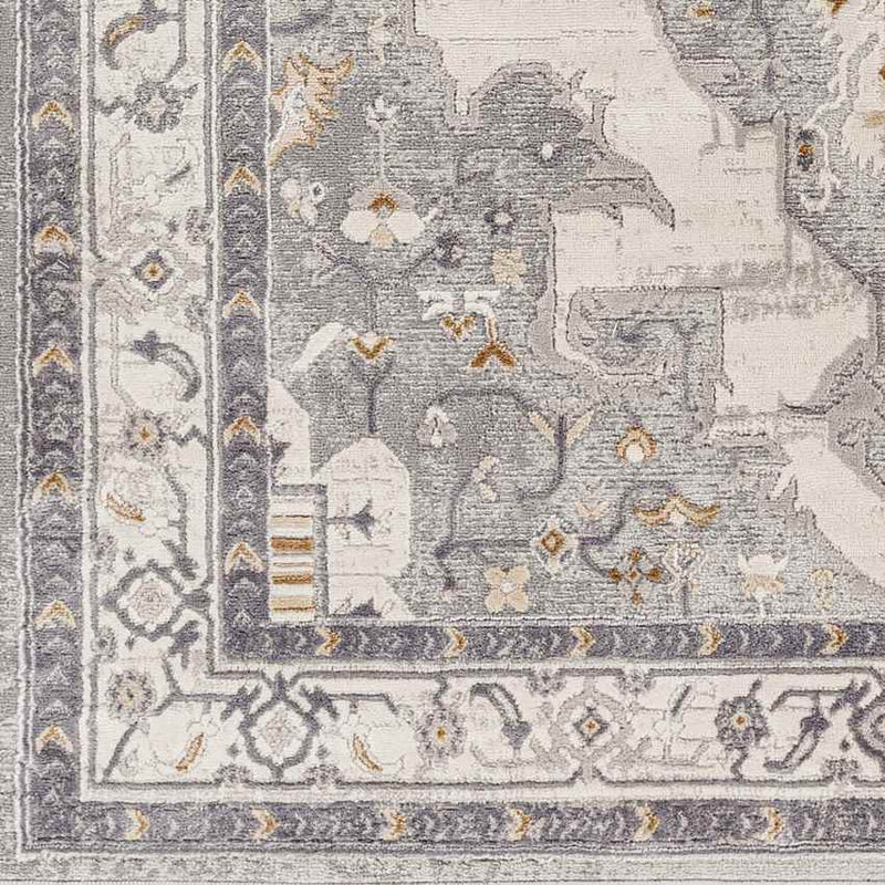 Adella Traditional Gray Area Rug