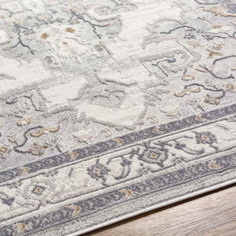 Adella Traditional Gray Area Rug