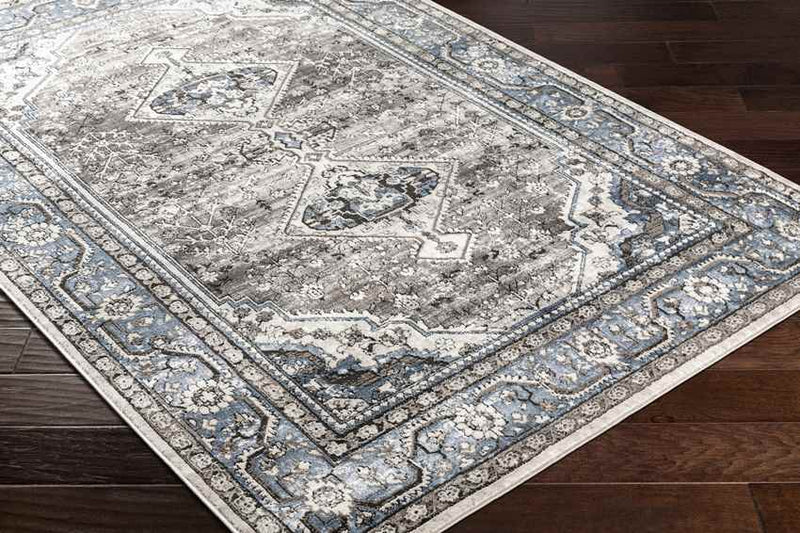 Aoife Traditional Charcoal Area Rug