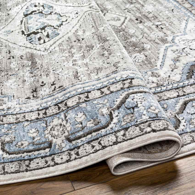 Aoife Traditional Charcoal Area Rug