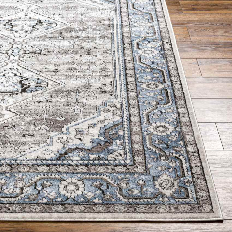 Aoife Traditional Charcoal Area Rug