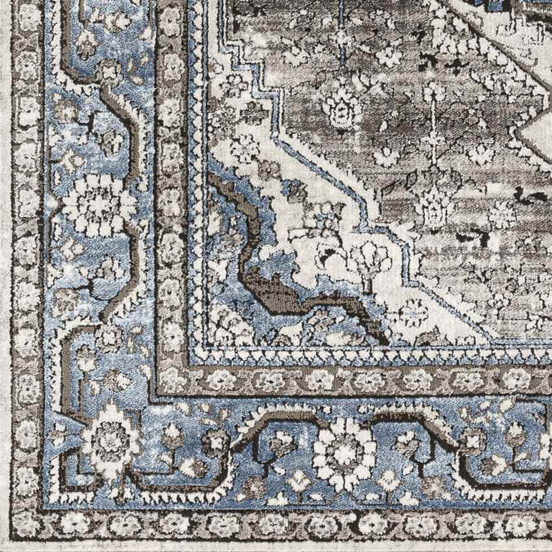 Aoife Traditional Charcoal Area Rug