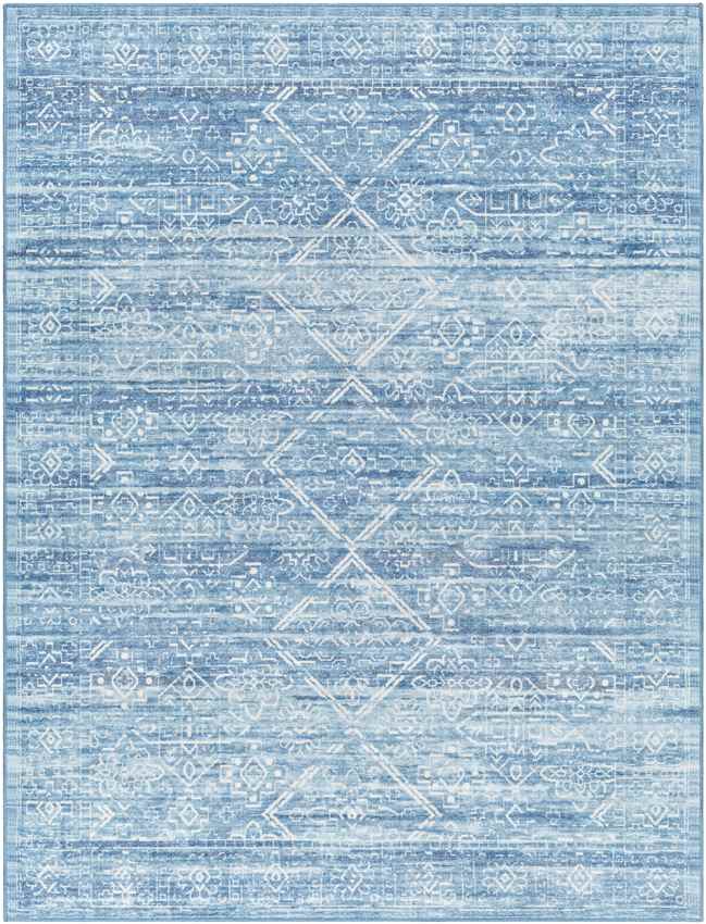 Rosalind Traditional Cobalt Washable Area Rug