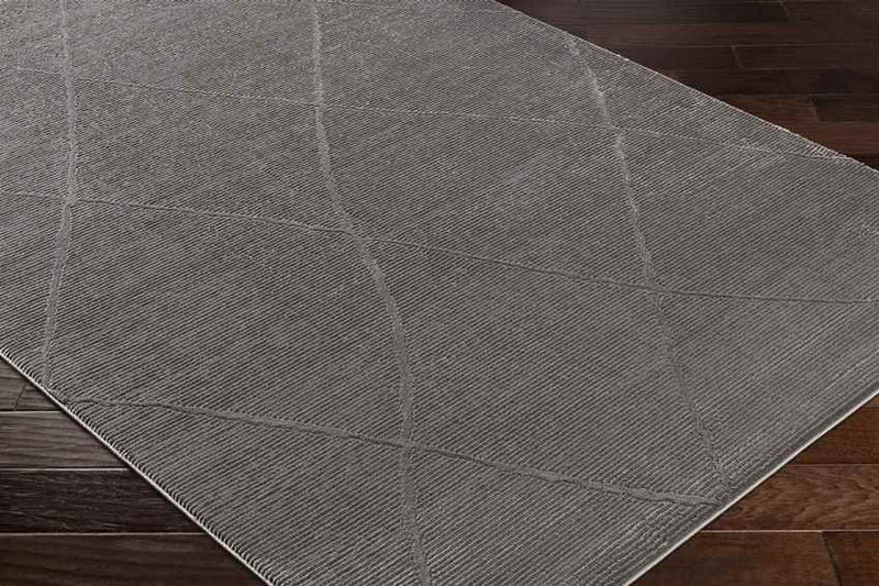 Pietro Global Charcoal Washable Area Rug