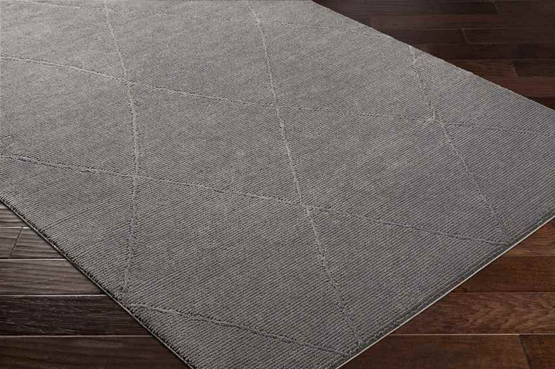 Pietro Global Charcoal Washable Area Rug