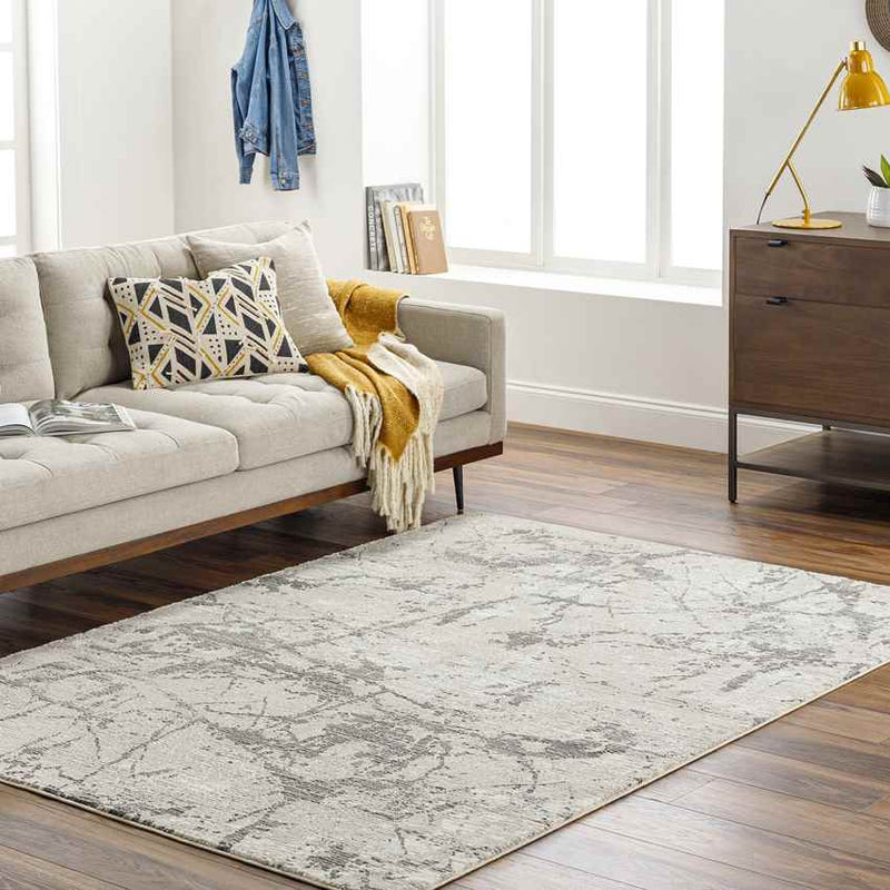 Christon Modern Cream Washable Area Rug