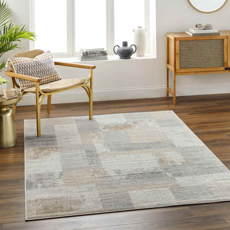 Treavor Modern Light Gray Area Rug