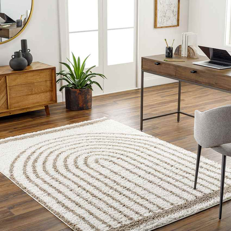 Dainelle Global Cream Area Rug