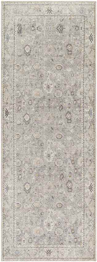 Davina Traditional Light Gray Area Rug - Becki Owens x Livabliss