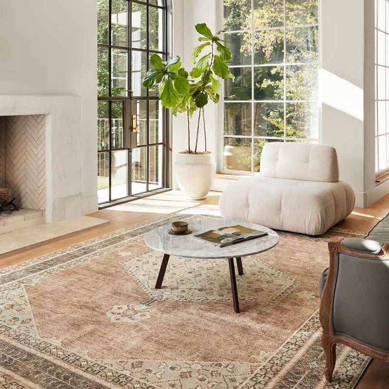 Lila Traditional Cinnamon Area Rug - Becki Owens x Livabliss