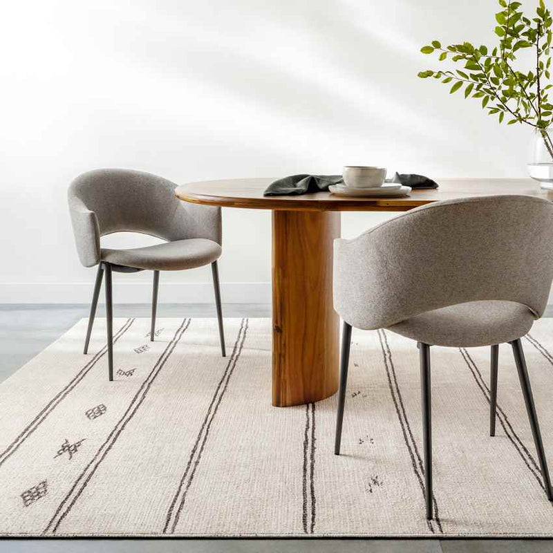 Rivi Global Beige/Dark Brown Area Rug - Becki Owens x Livabliss