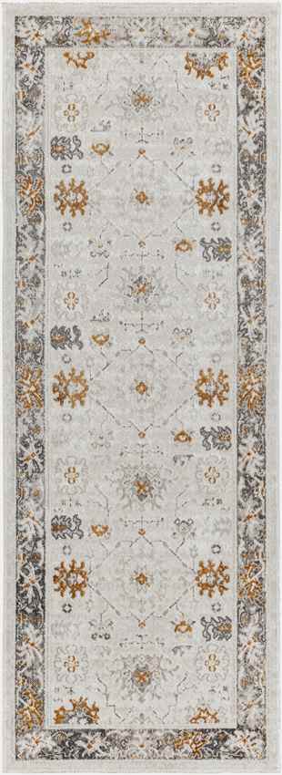 Jarin Traditional Burnt Orange/Taupe Area Rug