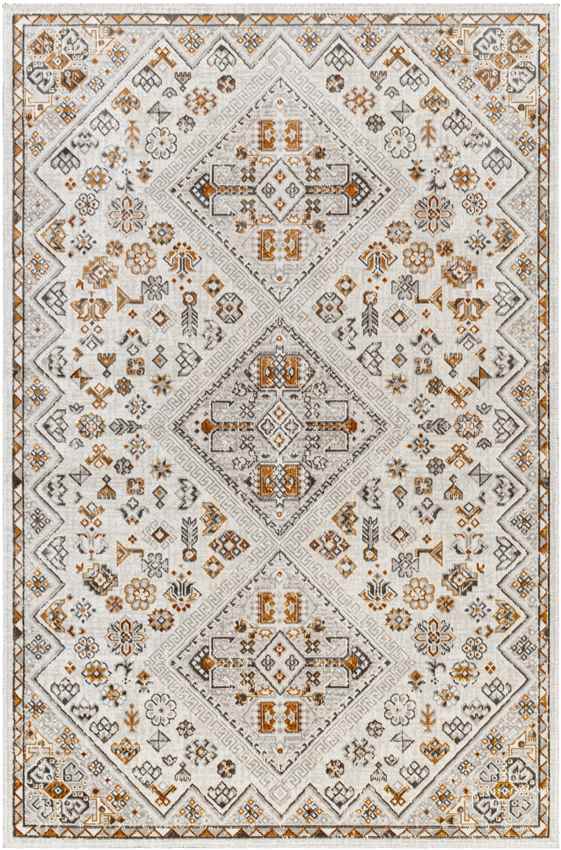 Melyssa Rustic Burnt Orange/Ivory Area Rug