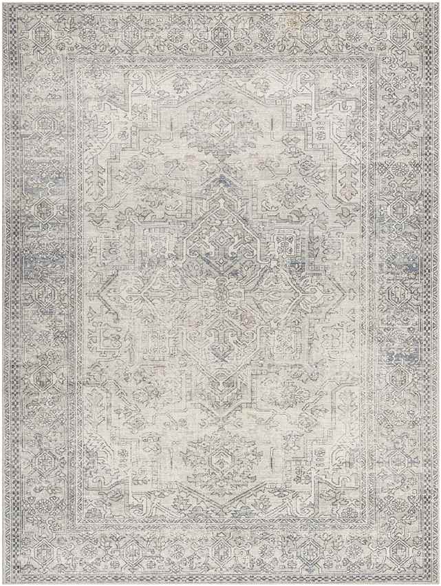 Margot Traditional Navy/Cream Area Rug - Becki Owens x Livabliss