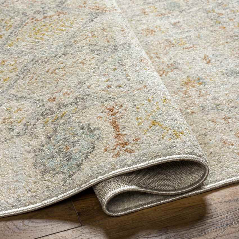 Joylynn Traditional Dusty Sage/Burnt Orange Area Rug