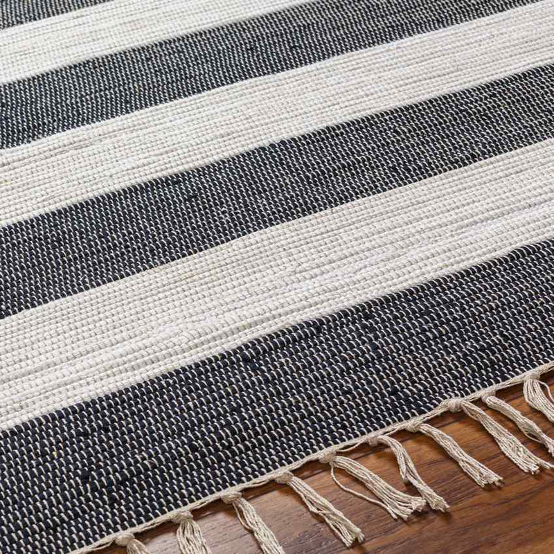 Kirby Modern Black Area Rug