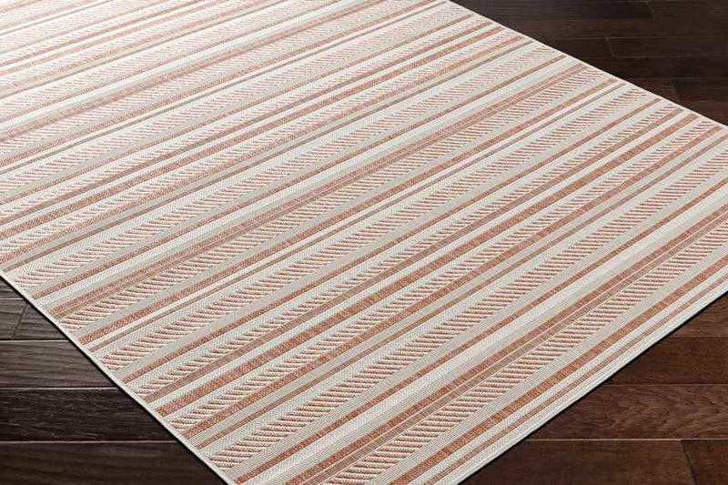 Pau Global Coral Pink Area Rug