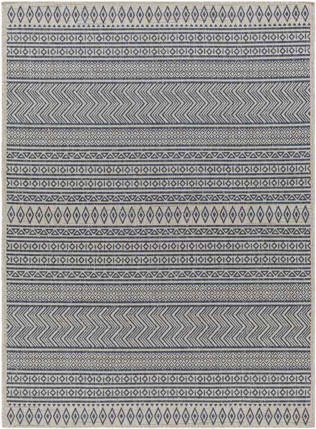 Antibes Global Navy Blue/Beige Area Rug