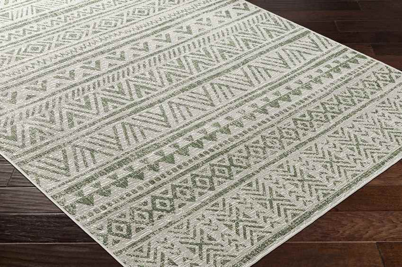 Goff Global Moss Green Area Rug