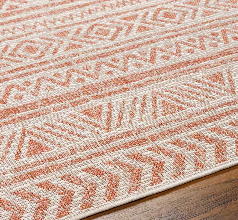 Goff Global Coral Pink Area Rug