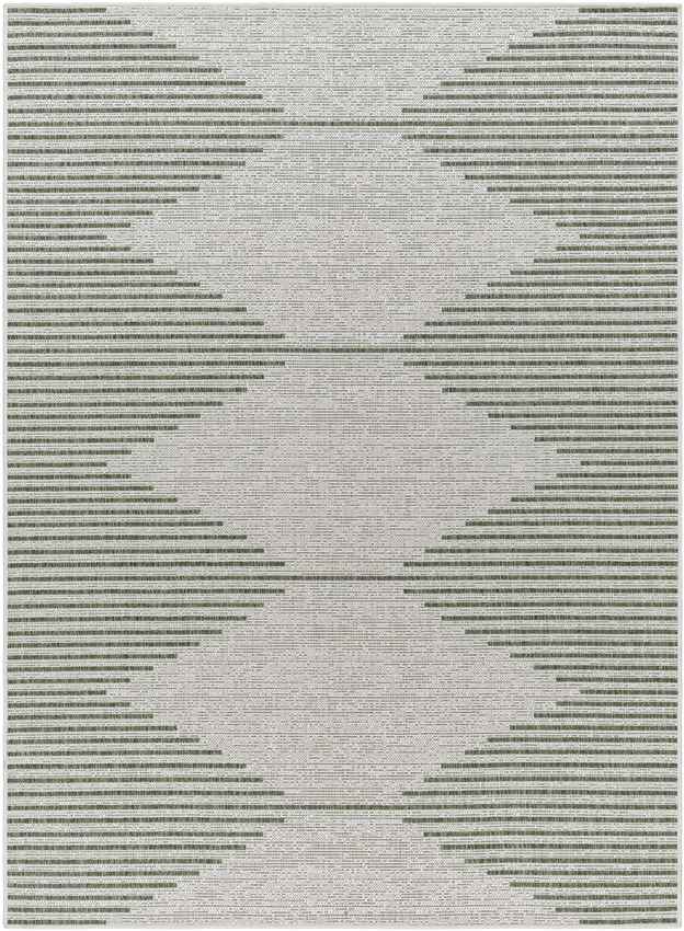 Okswerd Global Moss/Gray Area Rug