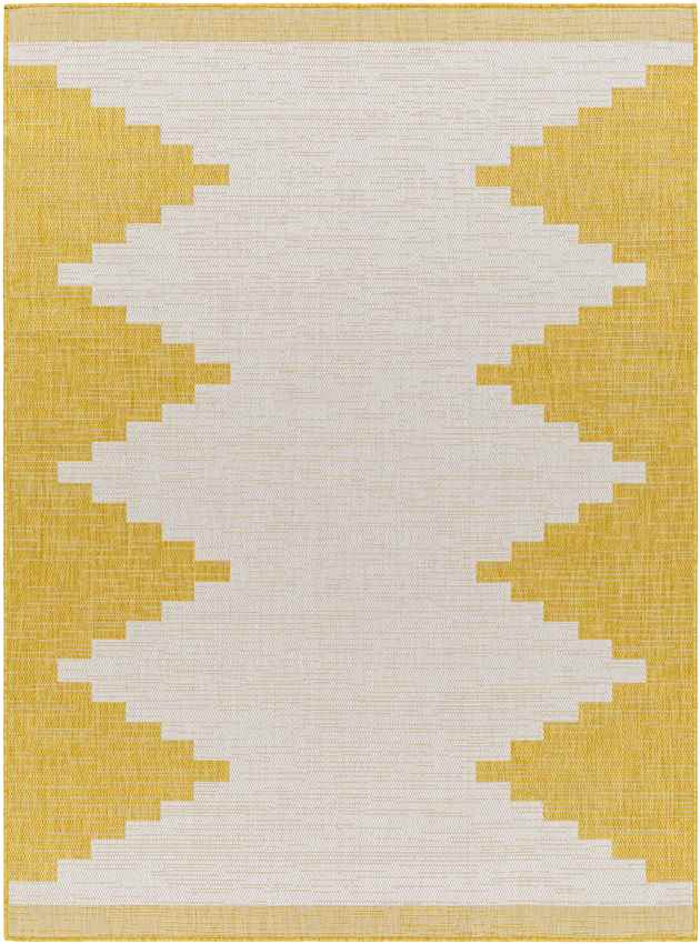 Wolfheze Global Amber/Gray Area Rug