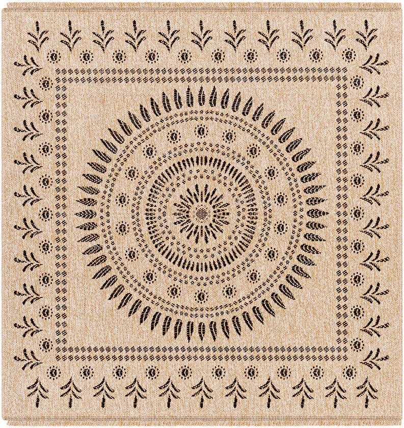 Niya Cottage Beige/Black Area Rug