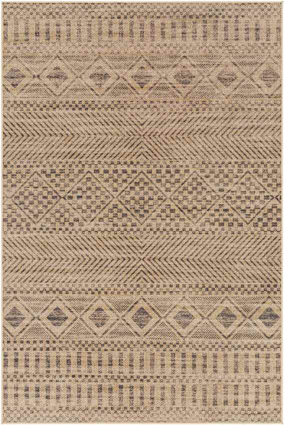 Vivek Global Pecan/Hickory Washable Area Rug