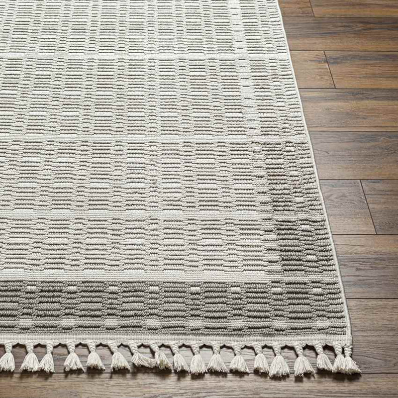 Conchetta Cottage Taupe Area Rug