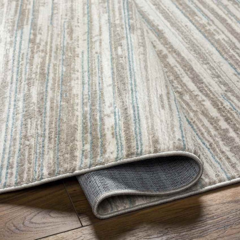 Laverna Modern Cream/Brown Area Rug