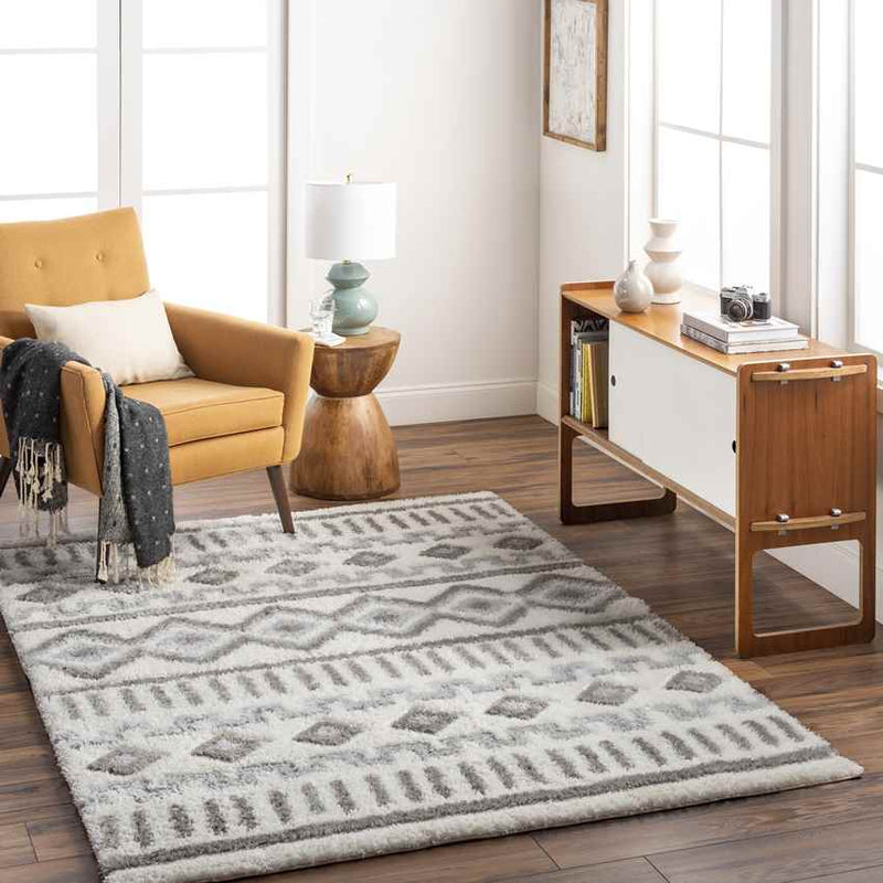 Nyeshia Global Cream Area Rug