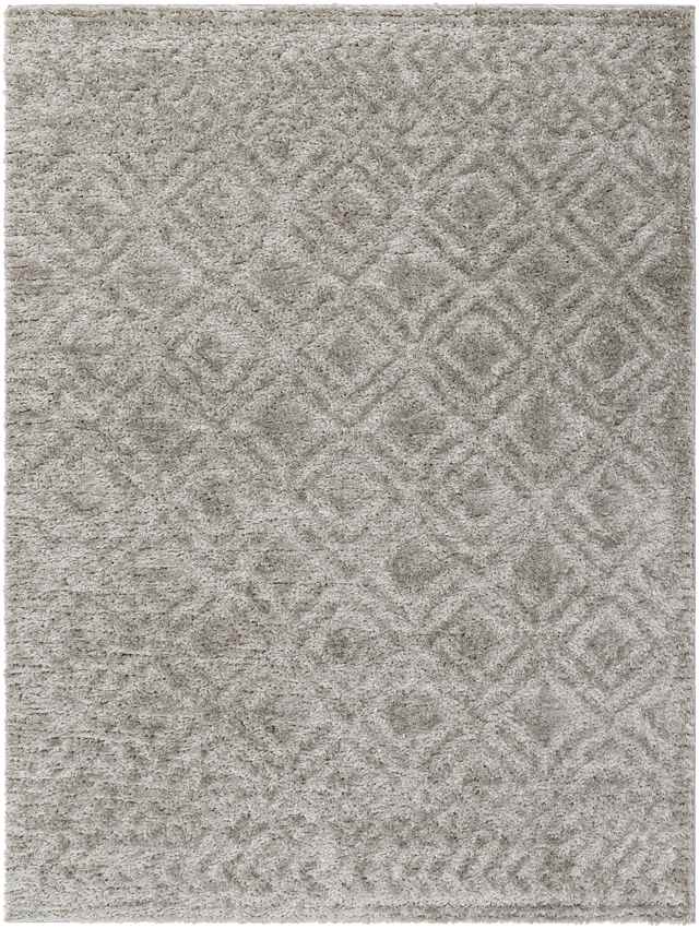 Jeremy Modern Gray/Dark Brown Area Rug