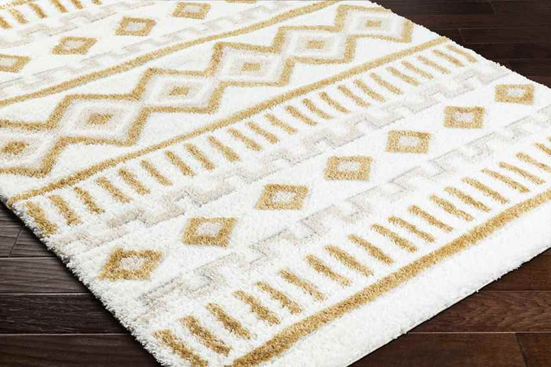 Nyeshia Global Mustard/Cream Area Rug