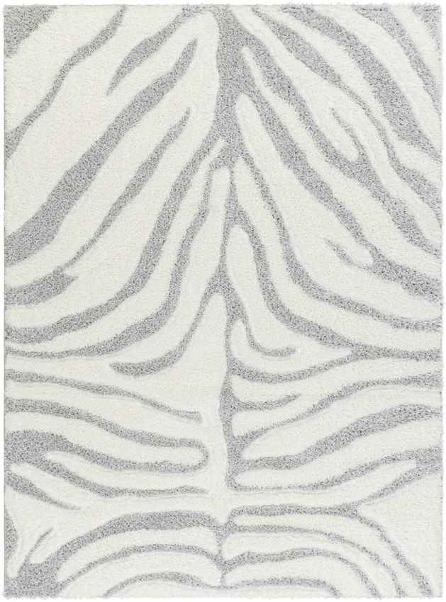 Delonte Modern Light Gray/Cream Area Rug