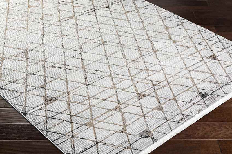 Glynis Modern Brown/Light Gray Area Rug