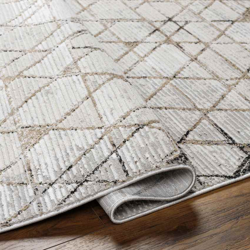 Glynis Modern Brown/Light Gray Area Rug