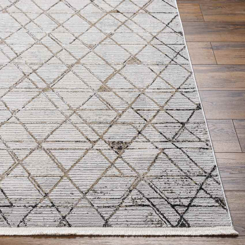 Glynis Modern Brown/Light Gray Area Rug