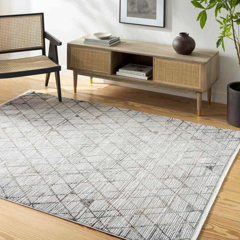 Glynis Modern Brown/Light Gray Area Rug