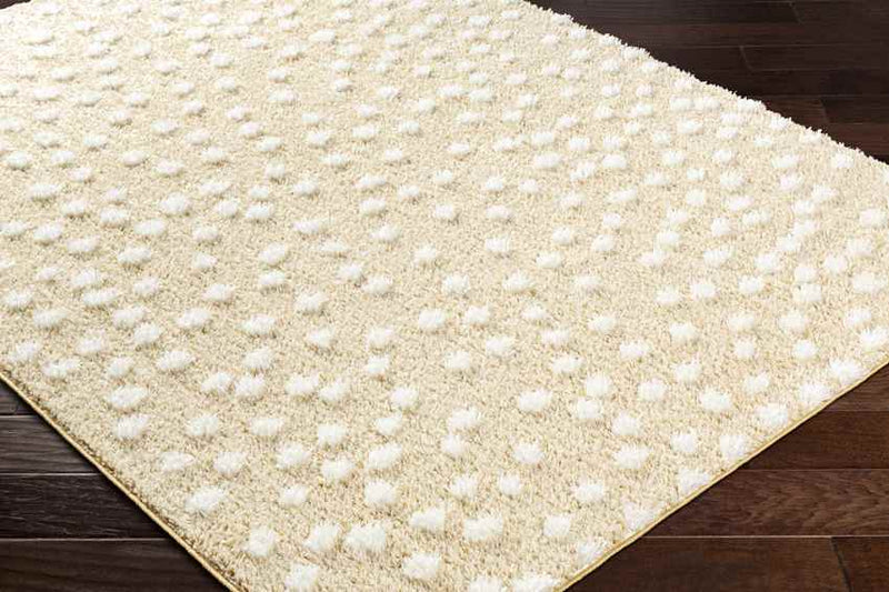 Nyisha Modern Saffron/Ivory Area Rug