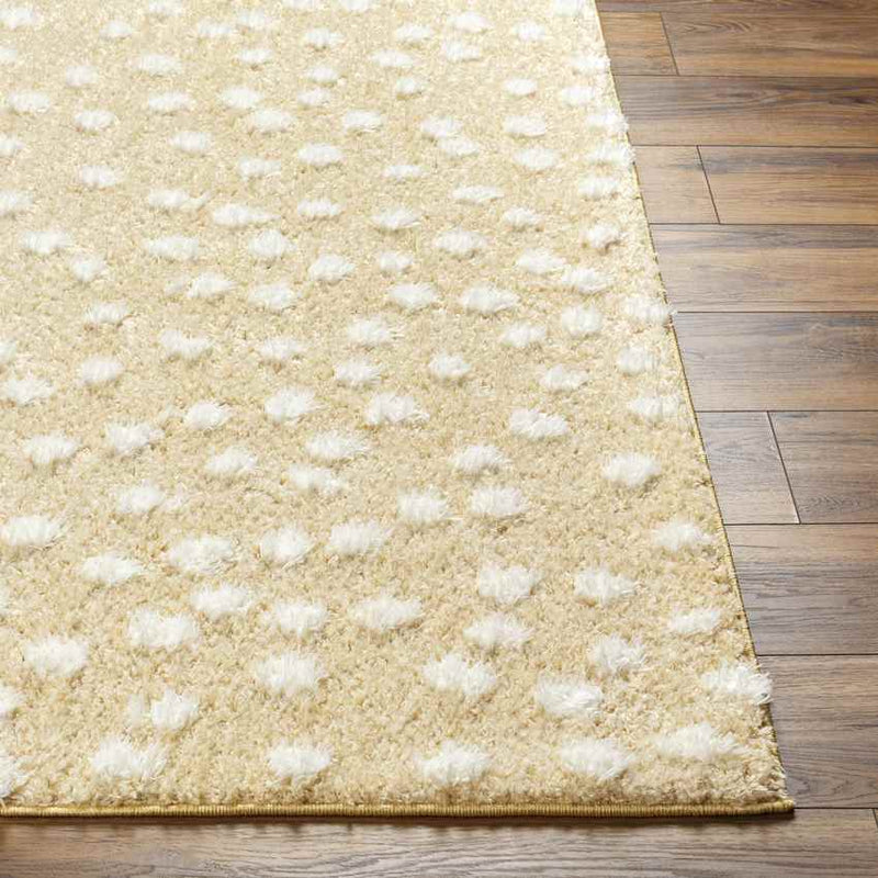 Nyisha Modern Saffron/Ivory Area Rug