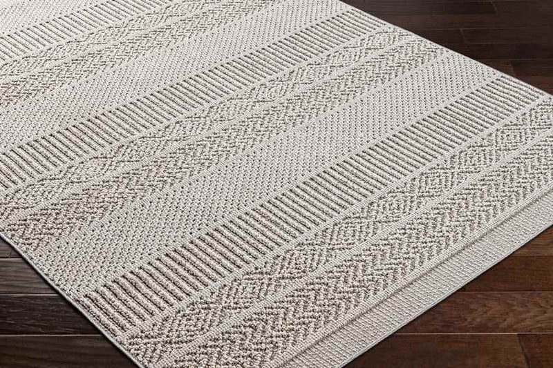 Darron Modern Medium Gray/Cream Area Rug