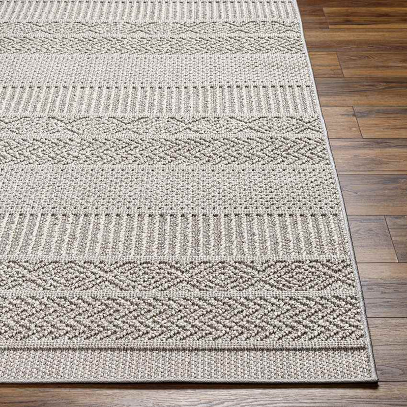 Darron Modern Medium Gray/Cream Area Rug