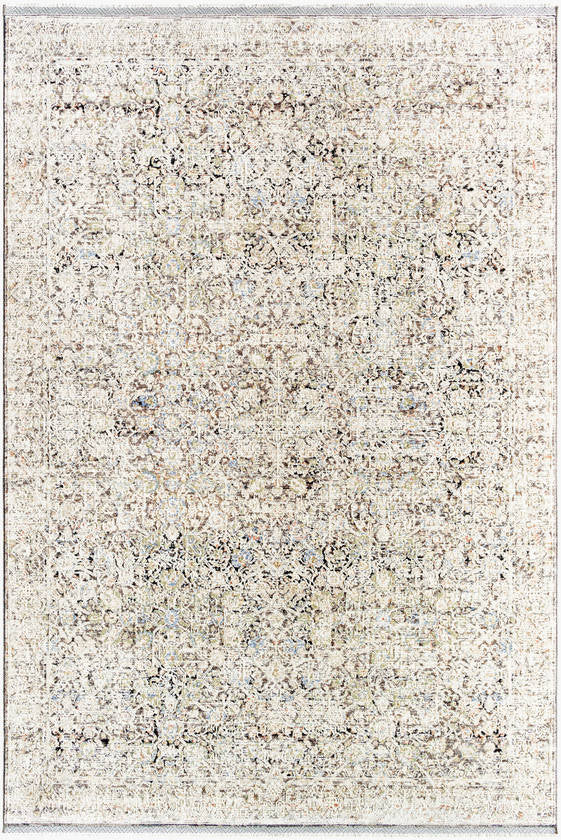 Bonner Traditional Dark Brown/Black Area Rug