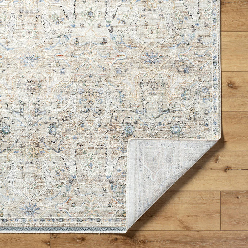 Nichola Traditional Camel/Cream Area Rug