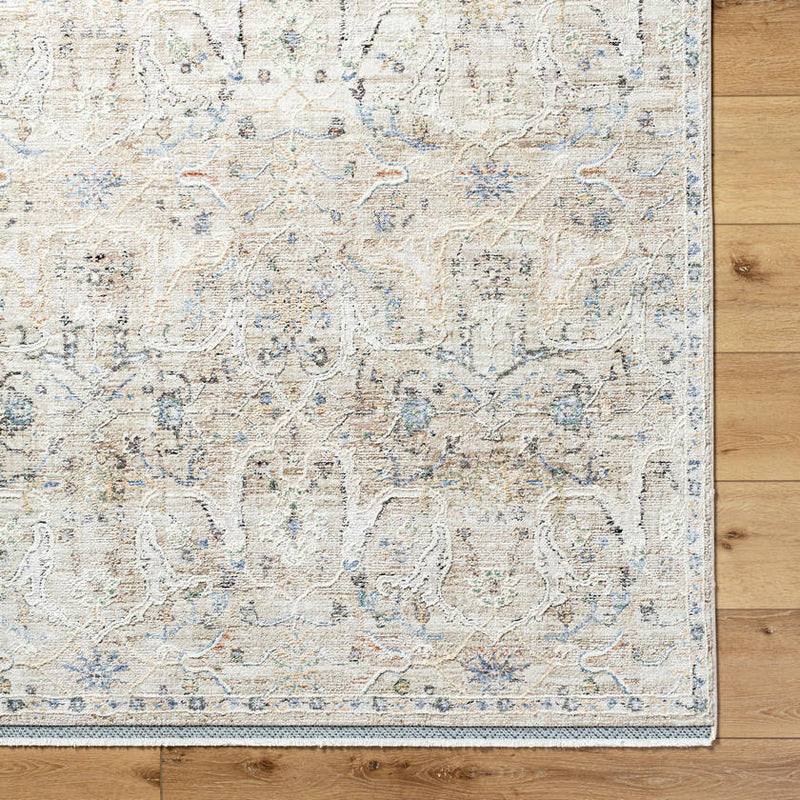 Nichola Traditional Camel/Cream Area Rug