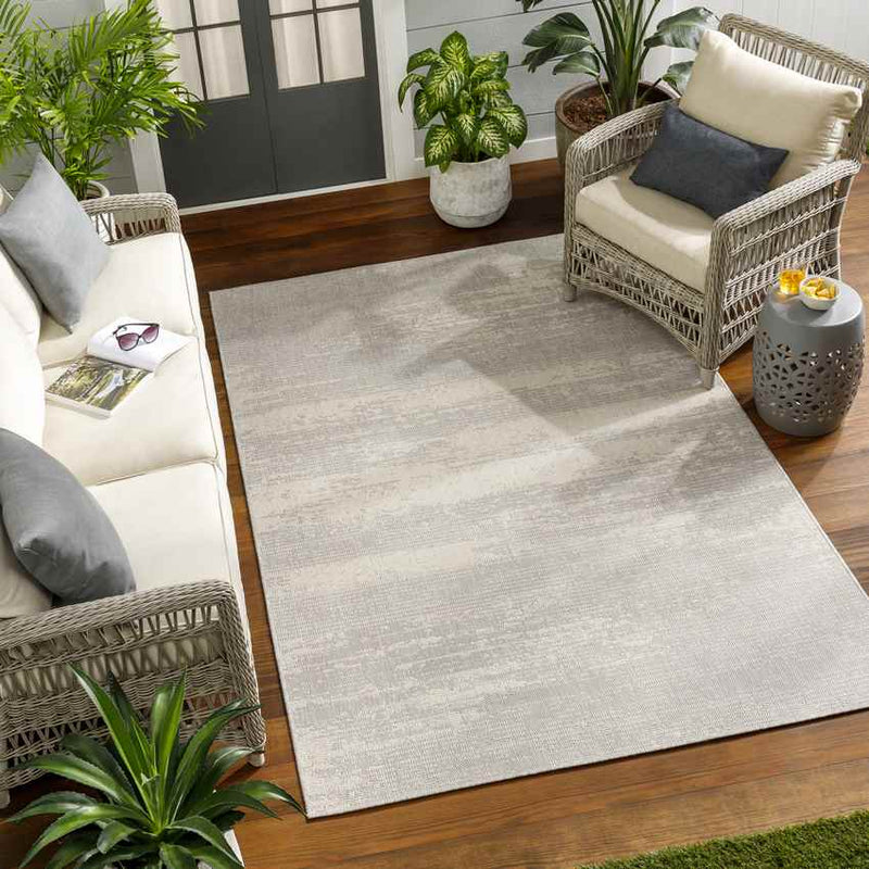 Ravon Modern Light Gray/Beige Area Rug