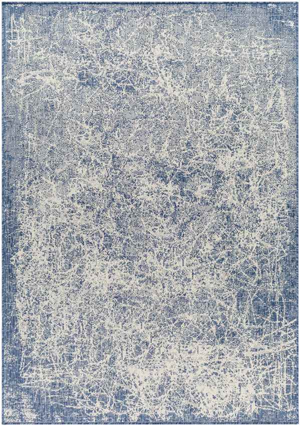 Ileana Modern Navy/Ivory Area Rug