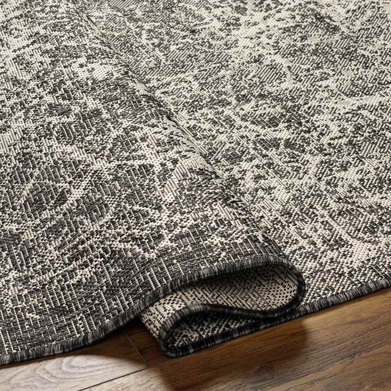 Ileana Modern Black/Ivory Area Rug