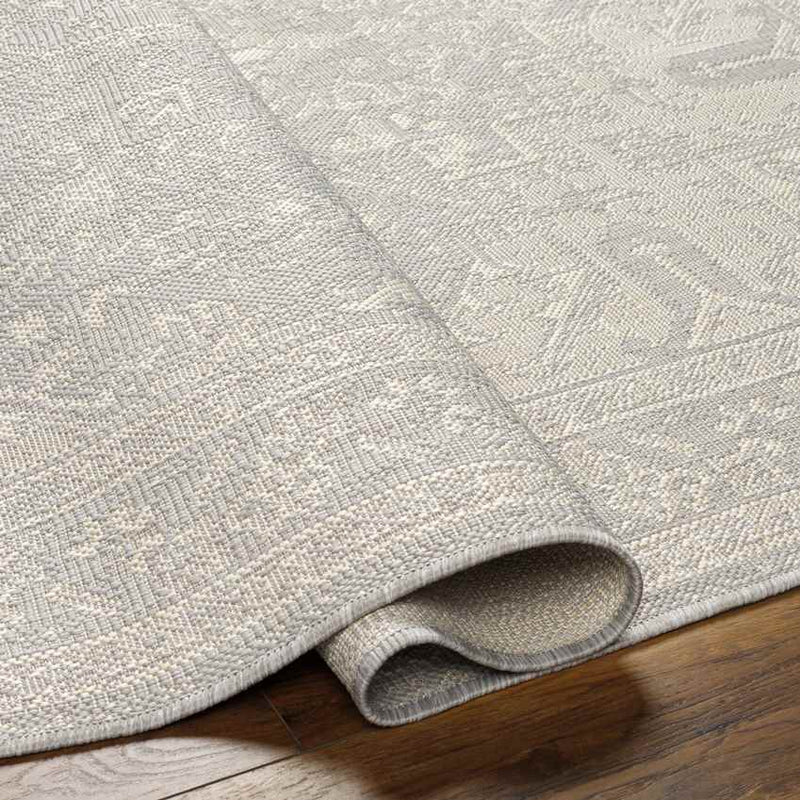 Effrey Traditional Light Gray/Cream Area Rug