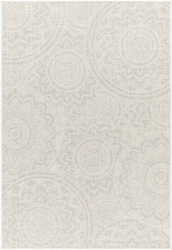 Tiffine Cottage Light Gray/Cream Area Rug